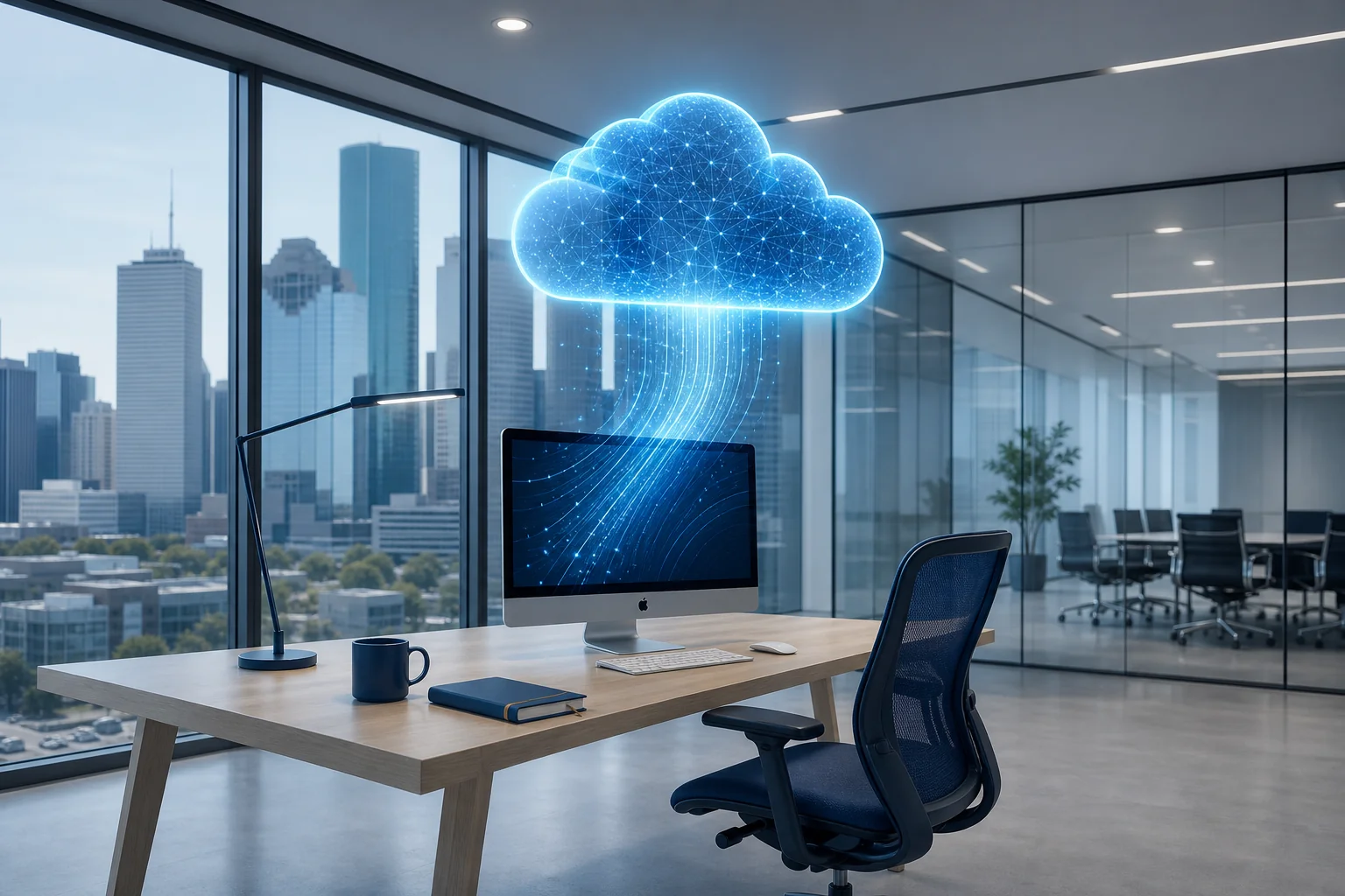 Cloud servers and Microsoft 365 workspace