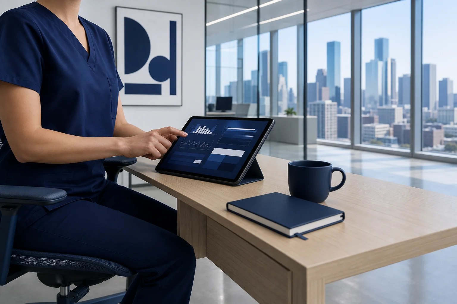 HIPAA compliant healthcare IT workspace