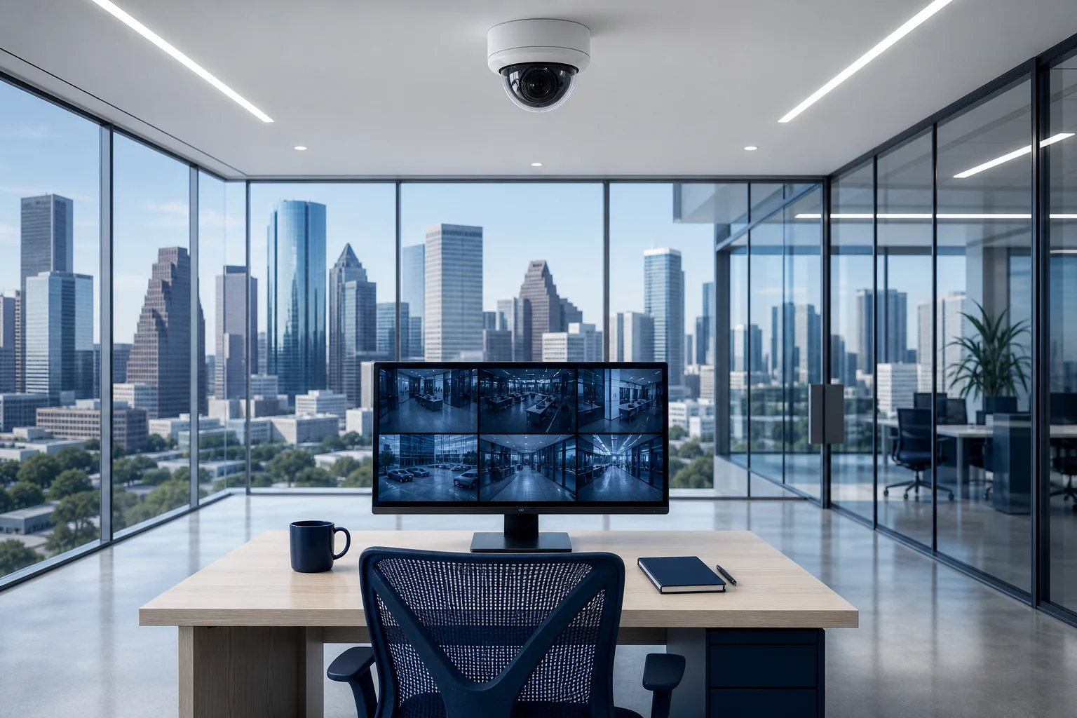 Premium IP surveillance camera installation